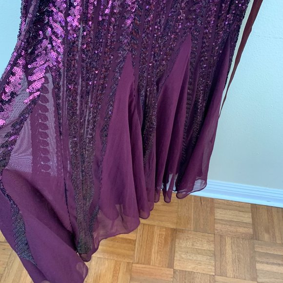 R&M Richards Sequined Godet Pleated Gown $149 - Picture 6 of 10